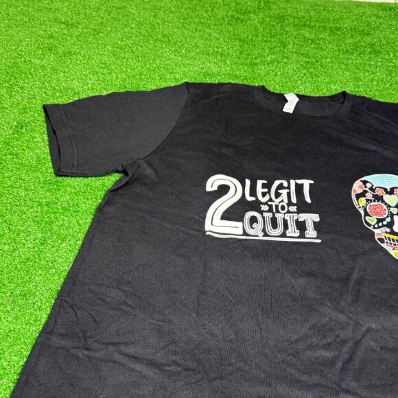 Bella Canvas Day of The Dead Sugar Skull Short Sleeve Crew Neck T Shirt Size XL - Picture 6 of 13